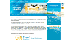 Desktop Screenshot of cold-lasers.com